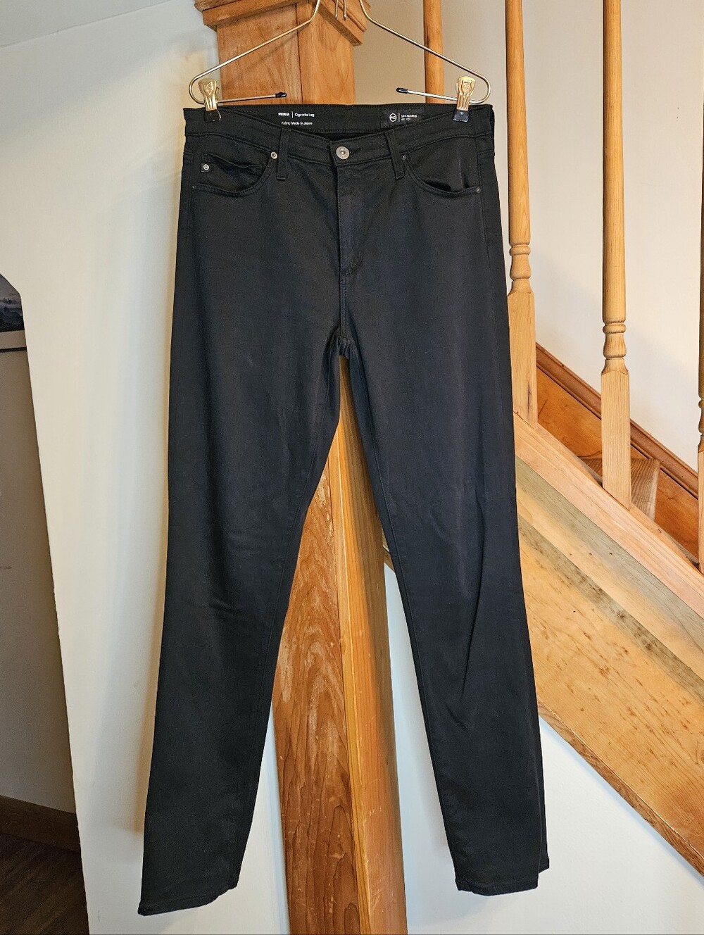 AG Jeans Black Prima Cigarette Leg Size 29